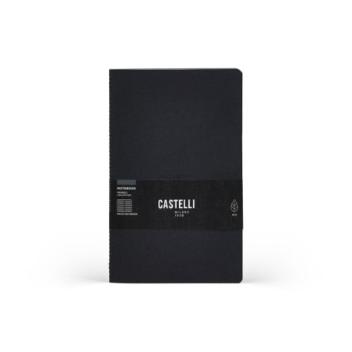 Castelli Quaderno Stitched Carapace Mid Ruled Midnight