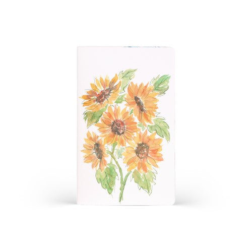 Castelli Quaderno Stitched Aquarello Mid Plain Sunflowers