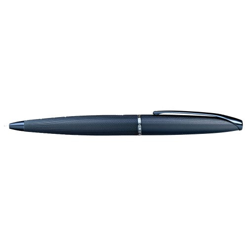 Cross ATX Etched Diamond Pattern Dark Blue Ballpoint