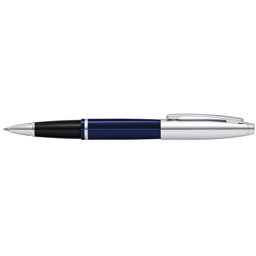 Cross Calais Chrome and Blue Lacquer Rollerball