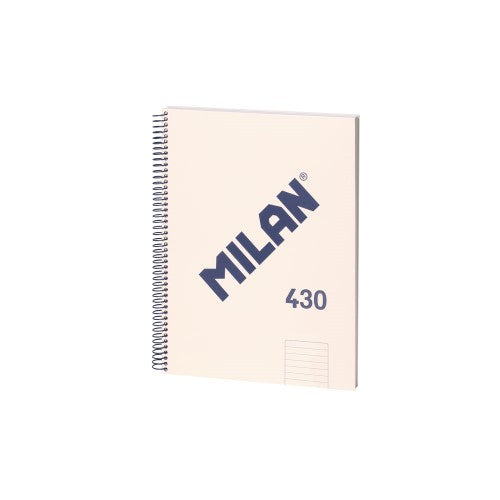 Milan Notebook Spiral Hardcover A4 80 Leaf 1918 Series Beige