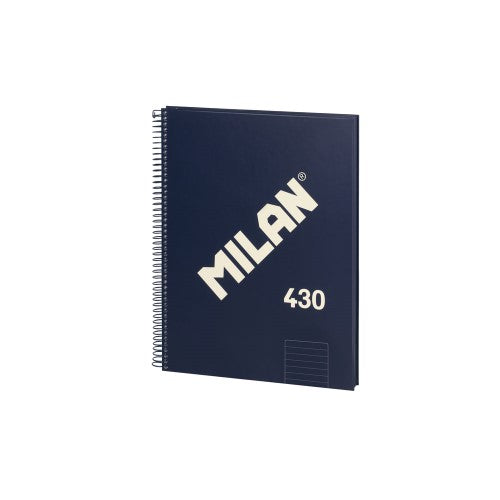 Milan Notebook Spiral Hardcover A4 80 Leaf 1918 Series Blue