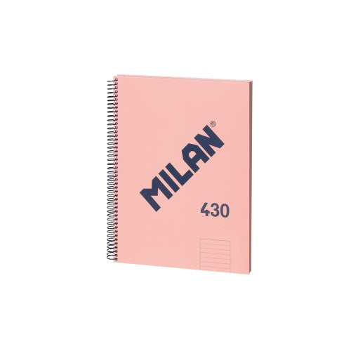 Milan Notebook Spiral Hardcover A4 80 Leaf 1918 Series Pink