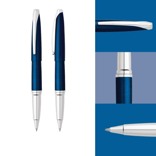 Cross ATX Translucent Blue Lacquer Rollerball
