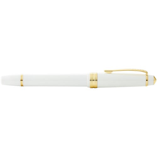 Cross Bailey Light Polished White Resin and Gold Tone Fine Nib Fountain Pen