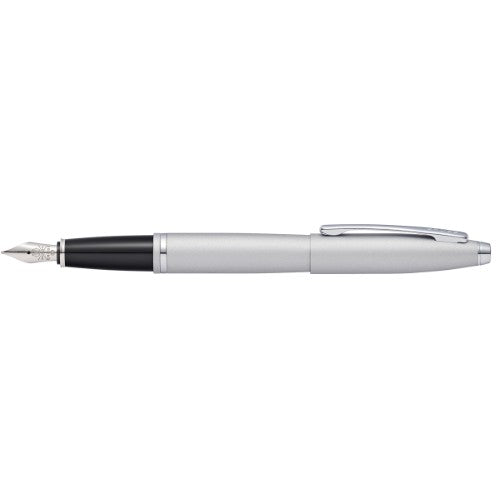 Cross Calais Satin Chrome Medium Nib Fountain Pen