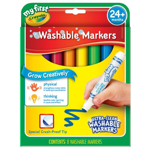 Crayola My First Ultra Round Nib Markers 8Pk