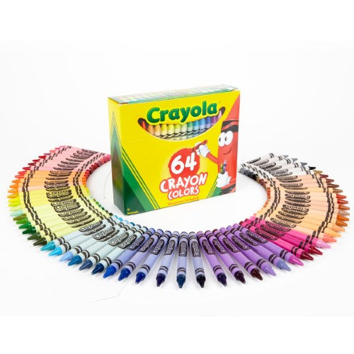 Crayola Crayons With Sharpener 64Pk