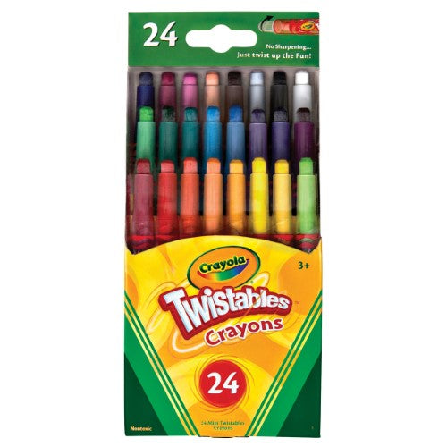 Crayola Mini Twistables Crayons 24Pk