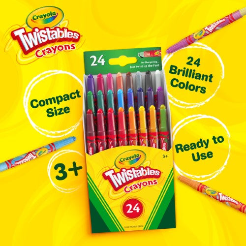 Crayola Mini Twistables Crayons 24Pk