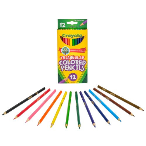 Crayola Triangular Colored Pencils 12Pk