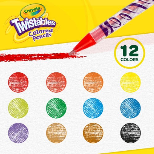 Crayola Twistables Color Pencils 12Pk