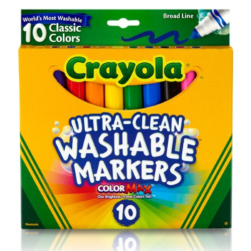 Crayola Markers Classic Broadline 10Pk