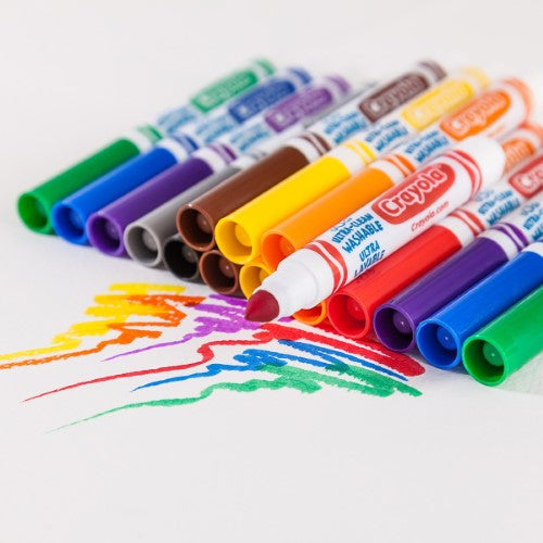 Crayola Washable Broadline Markers: The Big 40 40Pk