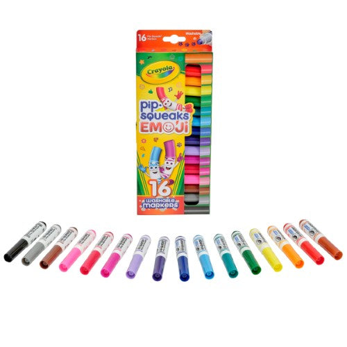 Crayola PipSqueak Emoji Markers 16Pk