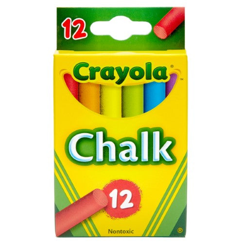 Crayola Chalk Coloured 12Pk