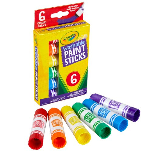 Crayola Washable Paint Sticks 6Pk