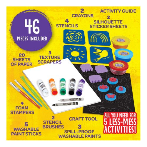 Crayola Less Mess Painting Activity Kit