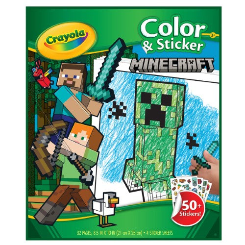 Crayola Color & Sticker Minecraft