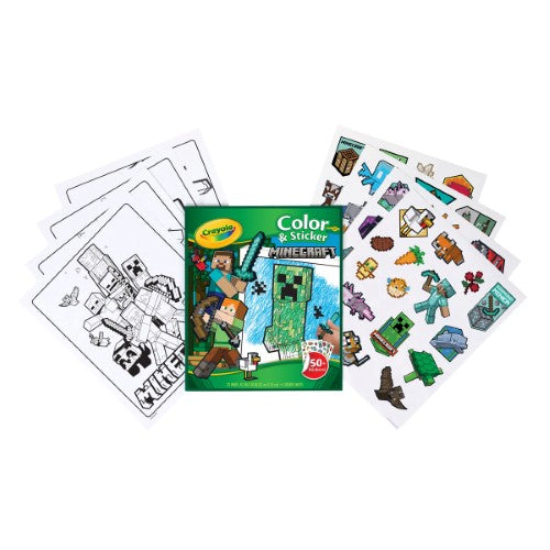 Crayola Color & Sticker Minecraft