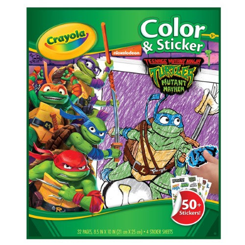 Crayola Color & Sticker Teenage Mutant Ninja Turtles