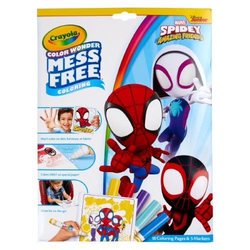 Crayola Color Wonder Foldalope Spidey and His Amazing Friends