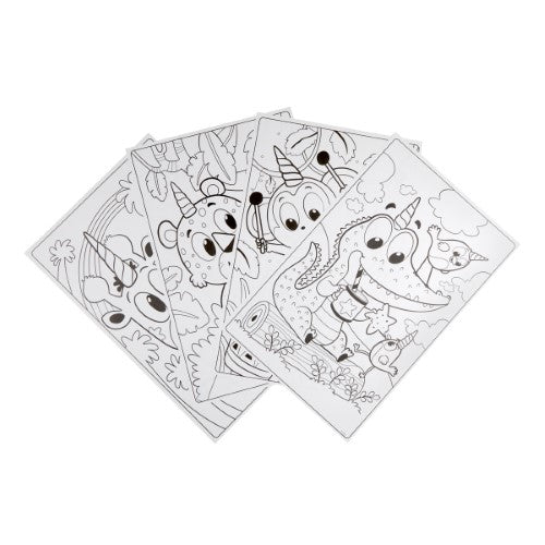 Crayola Giant Colouring Pages Foldalope Uni Creatures 18 Pages