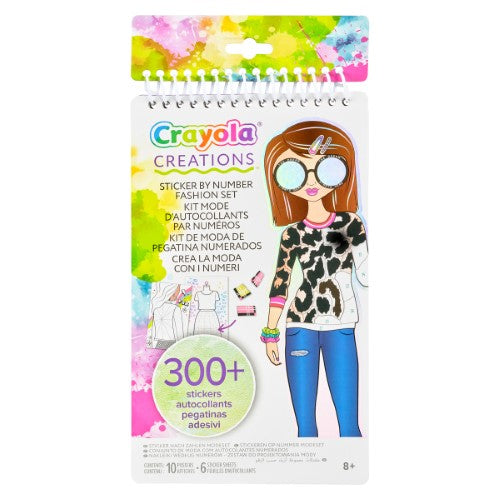 Crayola Creations Sticker-By-Number Fashion Set