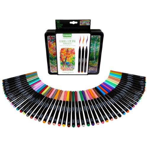 Crayola Signature Color & Detail Markers 50Pk