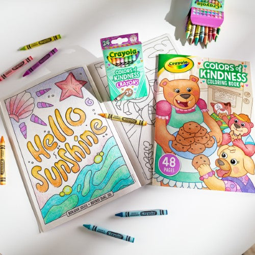 Crayola Colors of Kindness Coloring Pages 48 Pages