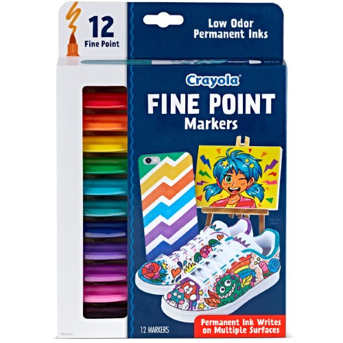 Crayola Fine Point Markers 12Pk