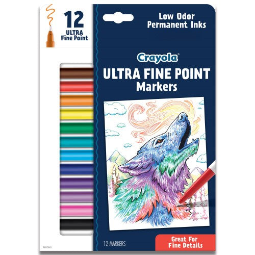 Crayola Ultra Fine Point Markers 12Pk