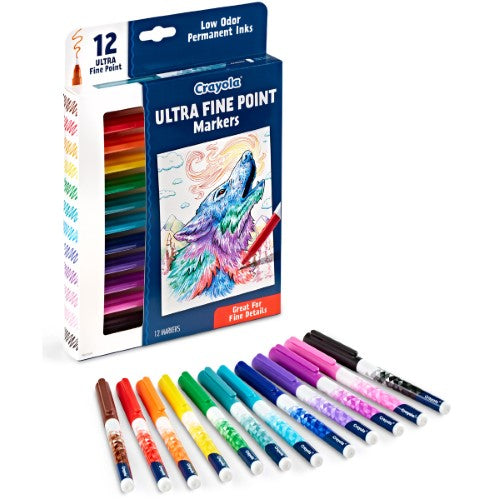 Crayola Ultra Fine Point Markers 12Pk