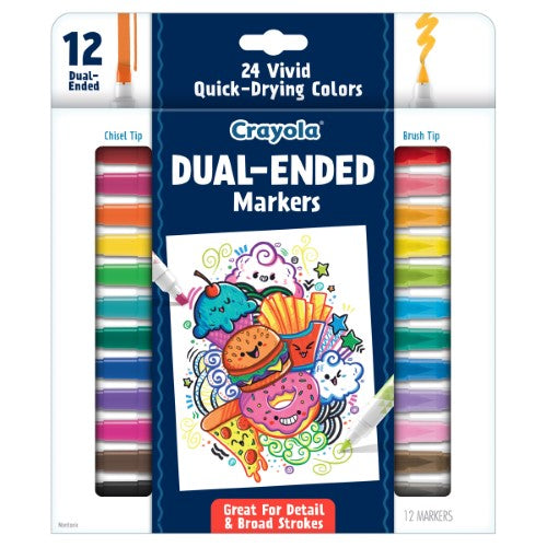 Crayola Dual-ended Markers 12Pk