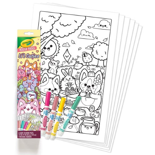 Crayola Poster Pages Li'l Cuties