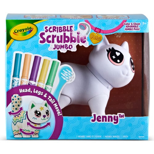 Scribble Scrubbie Poseable Jumbo Pet Jenny