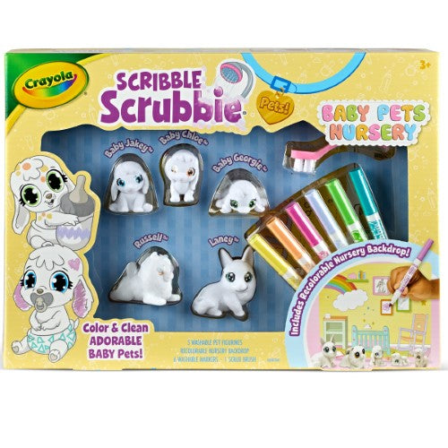 Scribble Scrubbie Baby Pets Nursery
