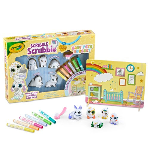 Scribble Scrubbie Baby Pets Nursery