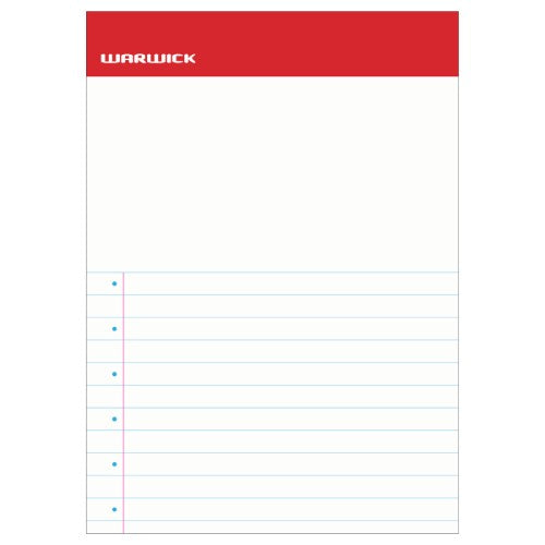 Warwick Sticky Note Pad 30mm Lined 495x695mm 30 Sheet