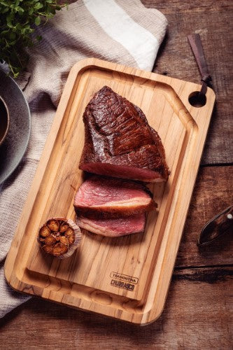 Cutting Board Teak Wood 490x280mm - Tramontina