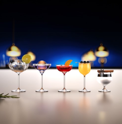 Palette Coupe 215ml - Ocean - Set of 6