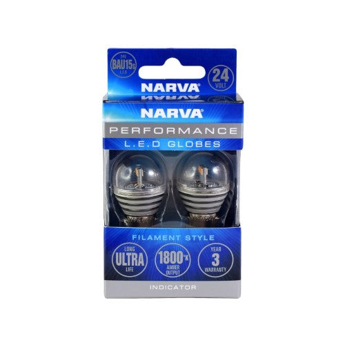 LED BAYONET GLOBE 24V BAU15S 310Lm