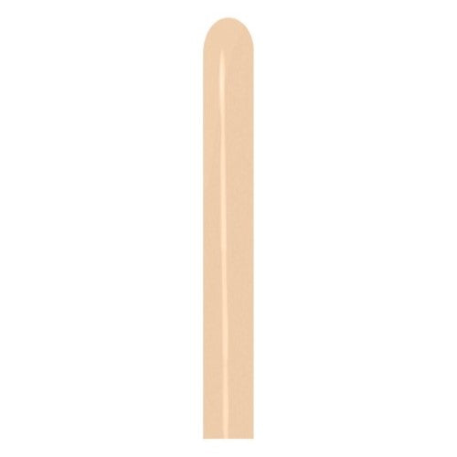 Sempertex 260T Pastel Matte Malibu Peach Latex Balloons - 50 Pack - Pack of 50
