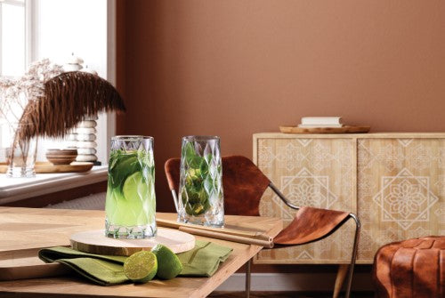 Leafy Hiball Tumbler 450ml - Pasabahce - Set of 4