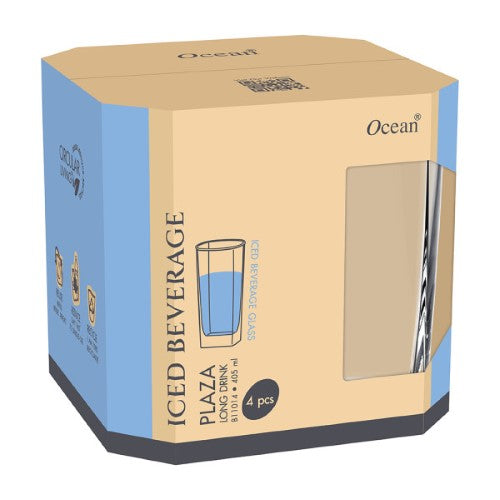 Eco Plaza Hiball Tumbler 405ml - Set 4 - Ocean