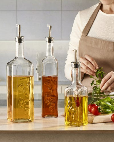 Oil & Vinegar Bottle 1l - Pasabahce - Set of 12