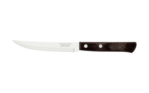 Churrasco Steak Knife Serrated Narrow Blade 11cm - Tramontina