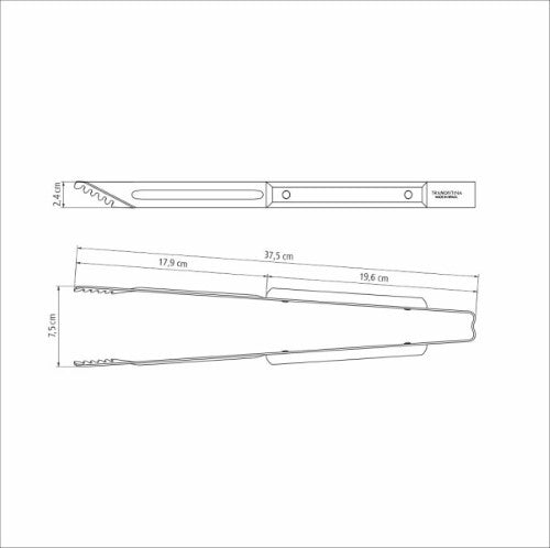 Polywood Churrasco Meat Tong 8", 20cm - Tramontina