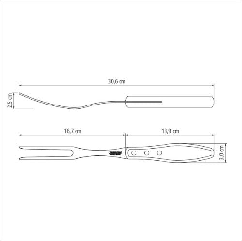 Polywood Carving Fork 30cm - Tramontina