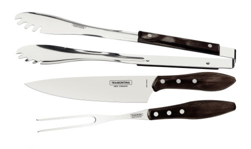 Churrasco Barbecue Set Polywood 3 Piece Set - Tramontina